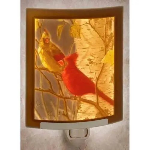 Cardinals Nightlight - My SensibiliTeas - nightlight's from The Porcelain Garden