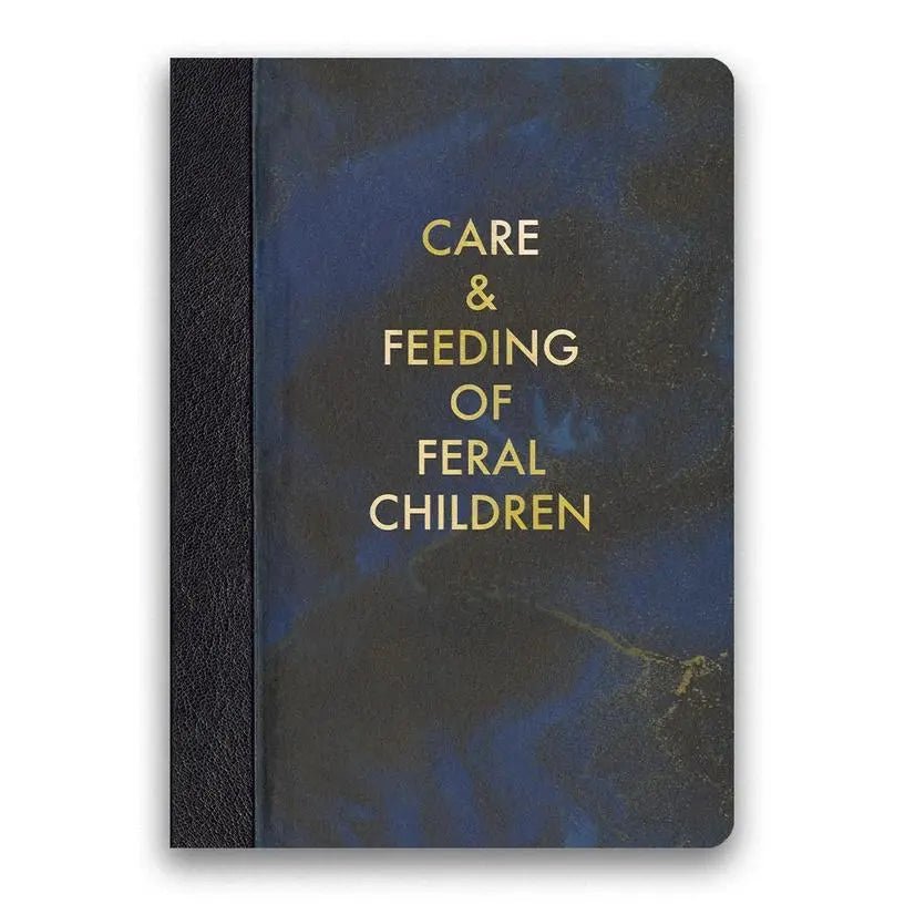 Care & Feeding of Feral Children Journal - Medium - My SensibiliTeas - Lined journal from Mincing Mockingbird