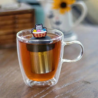 Cat Knitting Floating Tea Steeper - My SensibiliTeas - tea infuser from Float2Infuse Tea Infuser