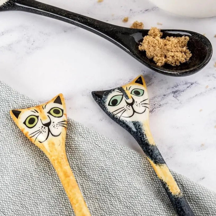 Cat Spoons - My SensibiliTeas - cat spoons from Hannah Turner LTD
