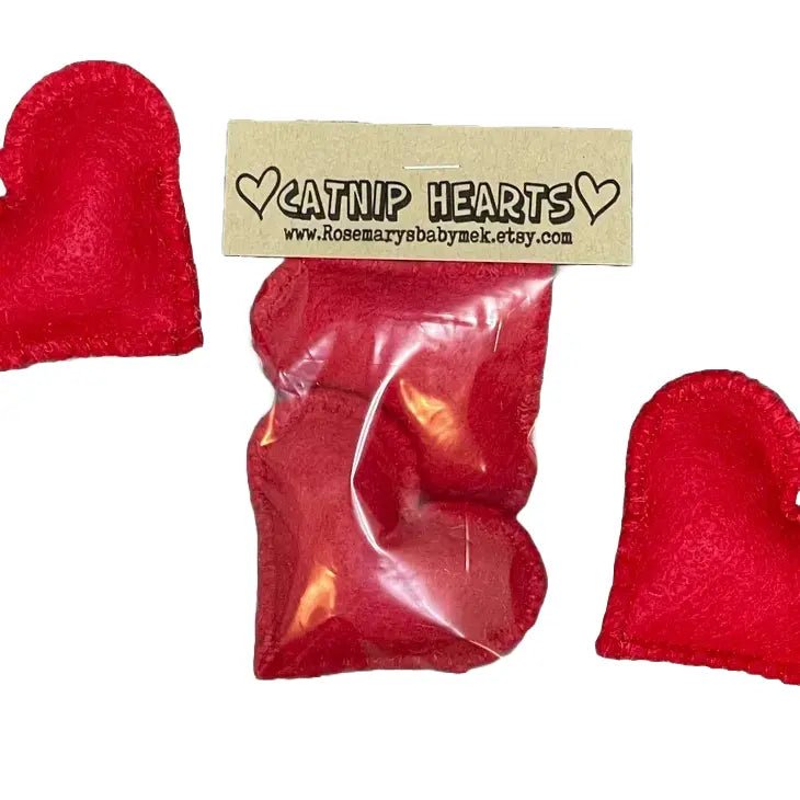 Catnip Hearts - My SensibiliTeas - cat toy from Rosemary's Baby MEK