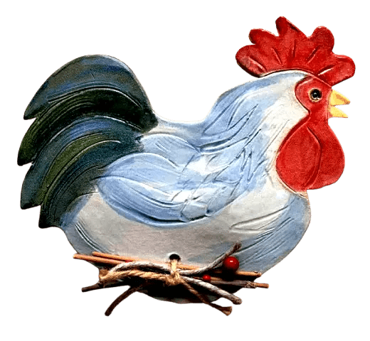Ceramic Chicken Hanging - My SensibiliTeas - Wall Art from Blue Heron