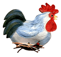 Ceramic Chicken Hanging - My SensibiliTeas - Wall Art from Blue Heron