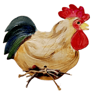 Ceramic Chicken Hanging - My SensibiliTeas - Wall Art from Blue Heron