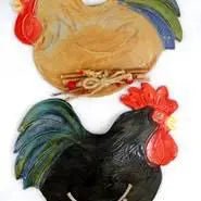 Ceramic Chicken Hanging - My SensibiliTeas - Wall Art from Blue Heron