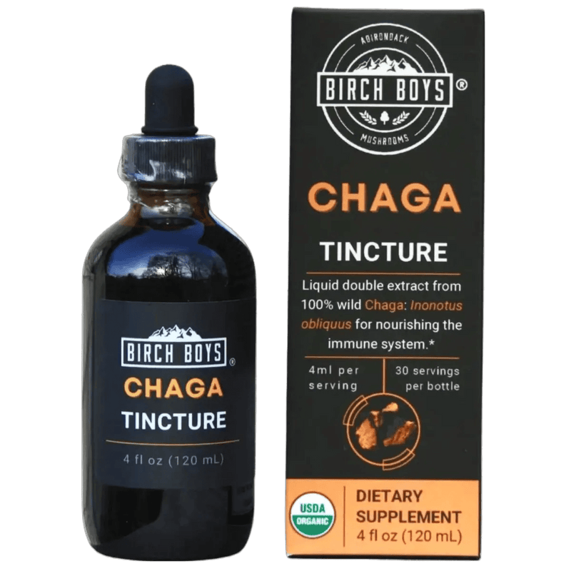 Chaga Tincture - My SensibiliTeas - Mushroom Tincture from Birch Boy's