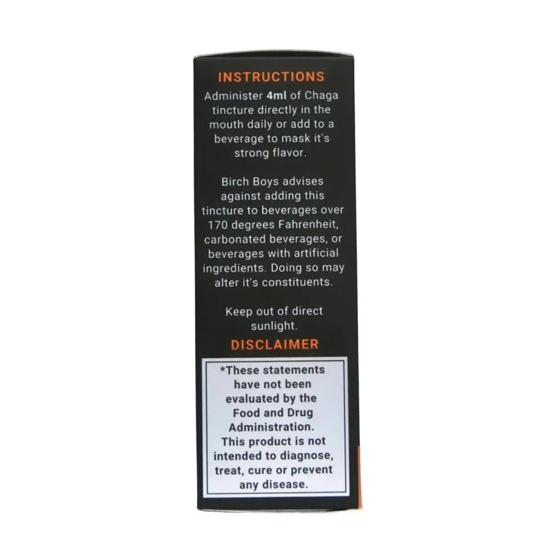 Chaga Tincture - My SensibiliTeas - Mushroom Tincture from Birch Boy's