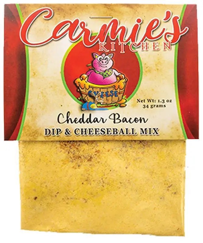 Cheddar Bacon Dip and Cheeseball Mix - My SensibiliTeas - Bacon dip mix from Carmie's Kitchen