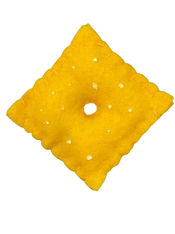 Cheeze Cracker Catnip Toy - My SensibiliTeas - cat toy from Rosemary's Baby MEK