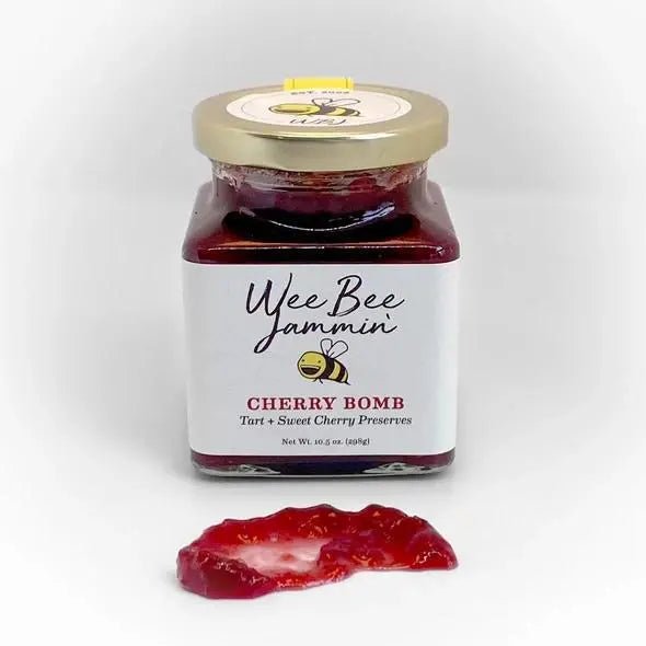 Cherry Bomb - Sweet + Tart Cherries - My SensibiliTeas - small batch jam from Wee Bee Jammin'