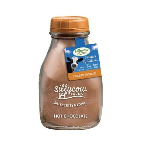 Chocolate Chocolate Hot Cocoa Mix 16.9 oz Glass Bottle - My SensibiliTeas - hot chocolate from Sillycow Farms