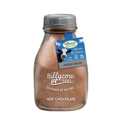 Chocolate Java Chip Hot Cocoa Mix 16.9 oz. Glass Bottle - My SensibiliTeas - hot chocolate Mix from Sillycow Farms