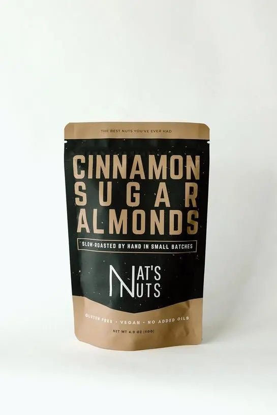 Cinnamon Sugar Almonds - My SensibiliTeas - coated nuts from Nat's Nuts
