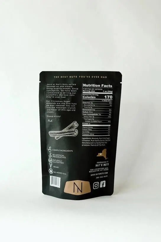 Cinnamon Sugar Almonds - My SensibiliTeas - coated nuts from Nat's Nuts