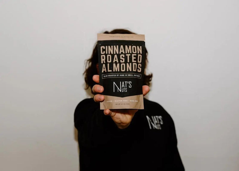 Cinnamon Sugar Almonds - My SensibiliTeas - coated nuts from Nat's Nuts