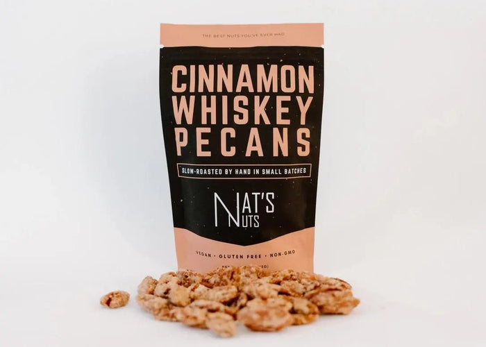 Cinnamon Whisky Pecans - My SensibiliTeas - coated nuts from Nat's Nuts