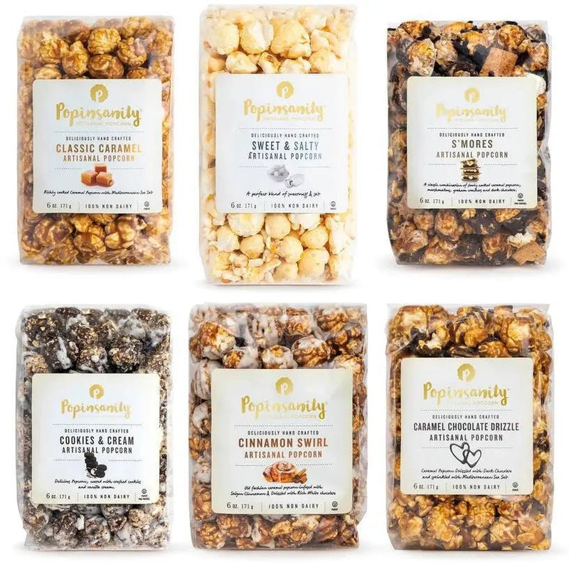 Classic Caramel Gourmet Popcorn - 6oz Bag - My SensibiliTeas - popcorn from Popinsanity Popcorn & Confections