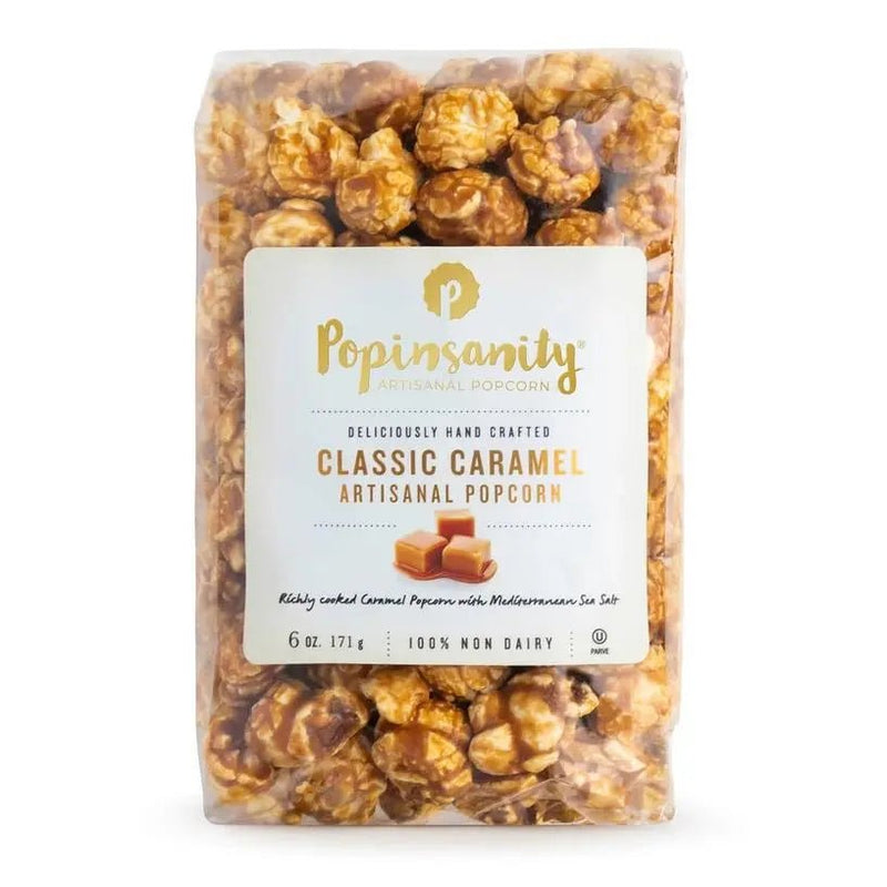 Classic Caramel Gourmet Popcorn - 6oz Bag - My SensibiliTeas - popcorn from Popinsanity Popcorn & Confections