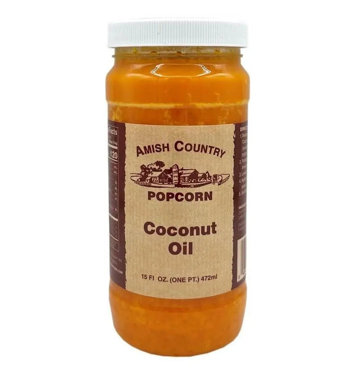 Coconut Oil (15 oz) - My SensibiliTeas - coconut oil from Amish Country Popcorn