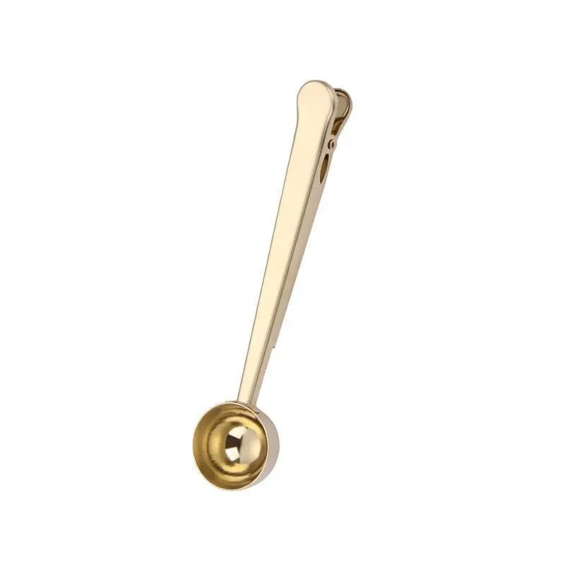 Coffee/Tea Spoon Clip - Gold - My SensibiliTeas - bag clip from varies