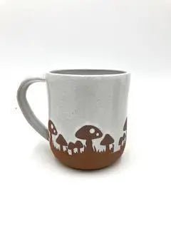 Cottage Core Mushroom Mug - My SensibiliTeas - mushroom mug from Ruby Farms Pottery