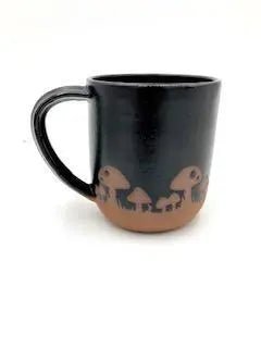 Cottage Core Mushroom Mug - My SensibiliTeas - mushroom mug from Ruby Farms Pottery