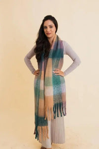 Cozy Breeze Oversized Fringe Scarf - My SensibiliTeas - oversized scarf from Leto Accessories