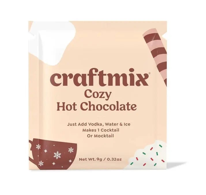 Cozy Hot Chocolate & Cocktail Mixer Singles - My SensibiliTeas - drink mix from Craftmix