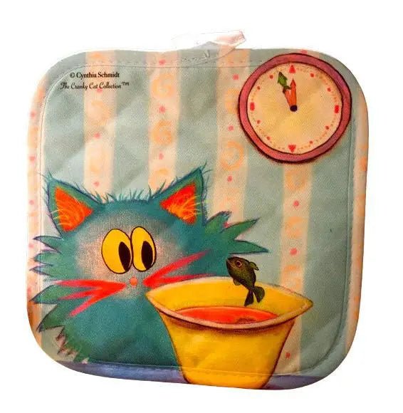 Cranky Cat Pot Holders - My SensibiliTeas - pot holder from Cranky Cat Collection