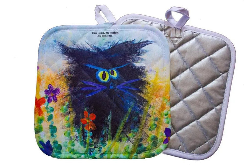 Cranky Cat Pot Holders - My SensibiliTeas - pot holder from Cranky Cat Collection