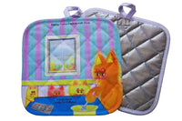 Cranky Cat Pot Holders - My SensibiliTeas - pot holder from Cranky Cat Collection