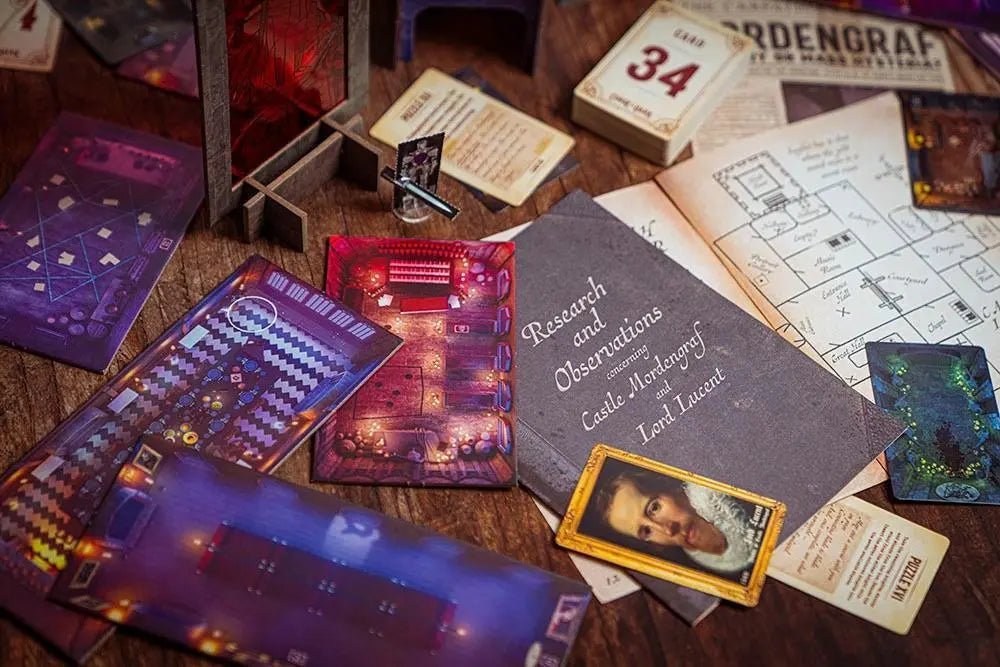 Curse of the Dark - A Two Part Collaborative Escape Room Game - My SensibiliTeas - escape room from Professor Puzzle