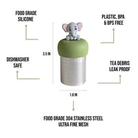 Cute Elephant Floating Tea Steeper - My SensibiliTeas - tea infuser from Float2Infuse Tea Infuser