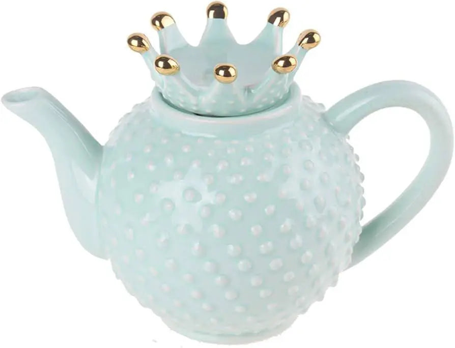 Green  Crown Teapot