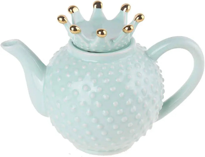 Green  Crown Teapot