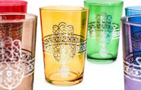 Kounouz Tea Glasses Mix, Silver