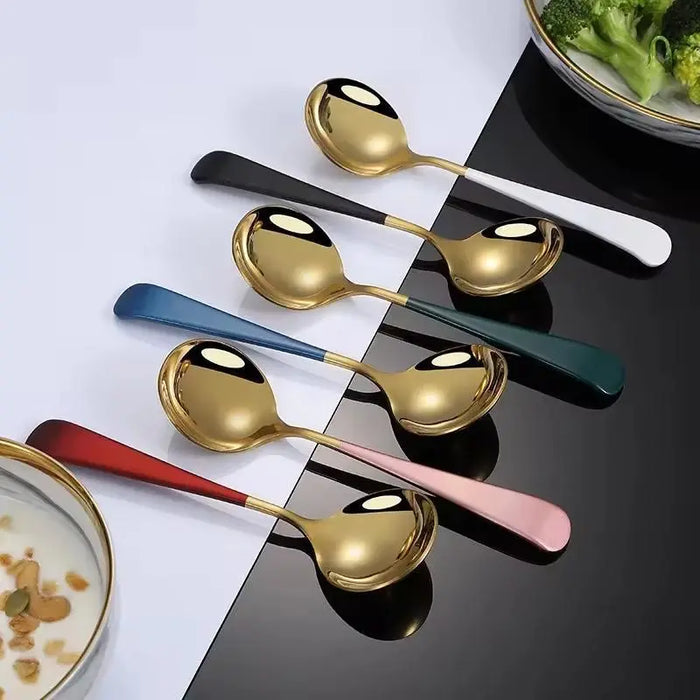 Round Bicolor Spoon