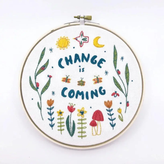 Change is Coming Embroidery Kit