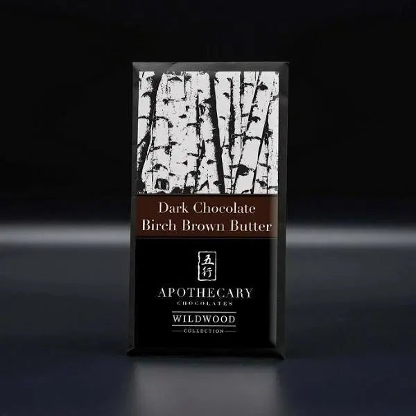 Dark Chocolate Birch Brown Butter Bar - My SensibiliTeas - artisan chocolate from Apothecary Chocolates
