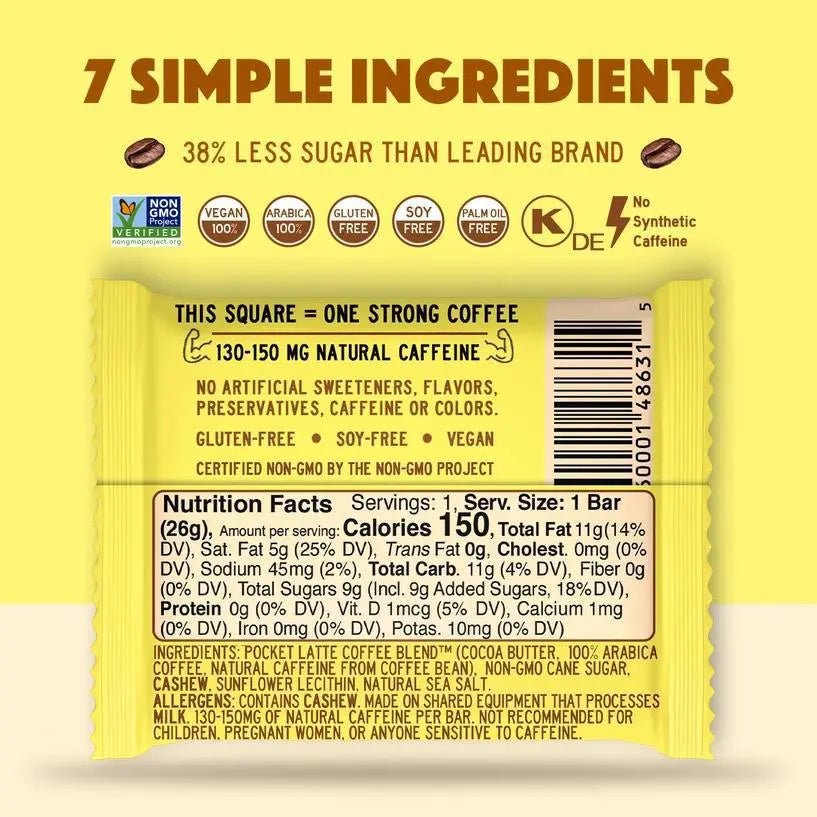 Dark Roast Coffee Chocolate Bar - My SensibiliTeas - coffee chocolate from Pocket Chocolates