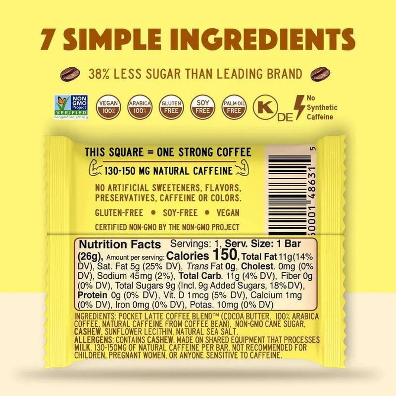 Dark Roast Coffee Chocolate Bar - My SensibiliTeas - coffee chocolate from Pocket Chocolates