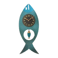 Wanda Pendulum Clock (Iridescent Blue)
