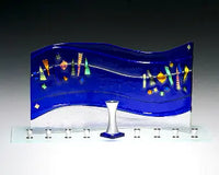 Quasar Blue Menorah