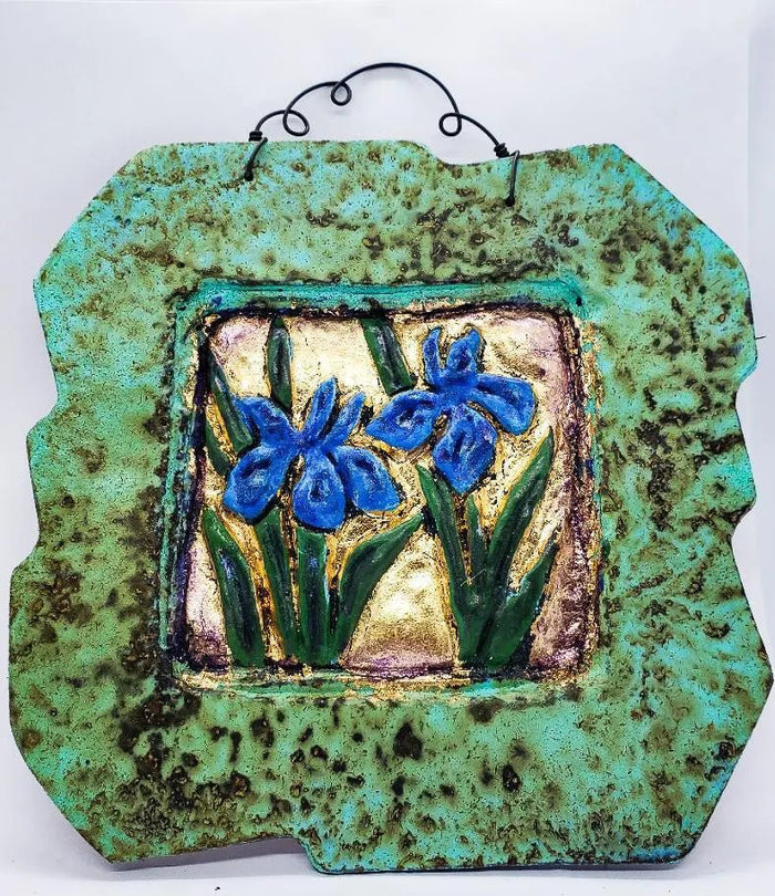 Double Iris - My SensibiliTeas - Wall Art from Jeanne Dana PaperAndStone