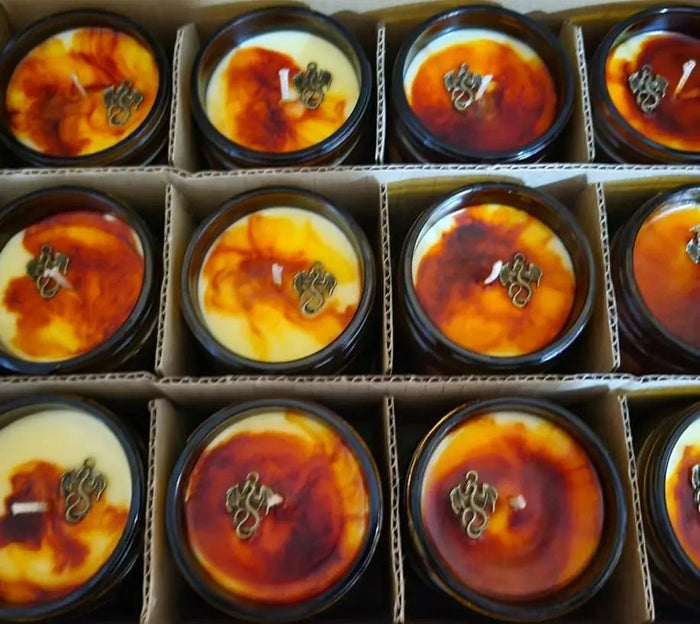 Dragon Rider 9 oz Fantasy Bookish Coconut Soy Candle - My SensibiliTeas - bookish candle from Faded Embers