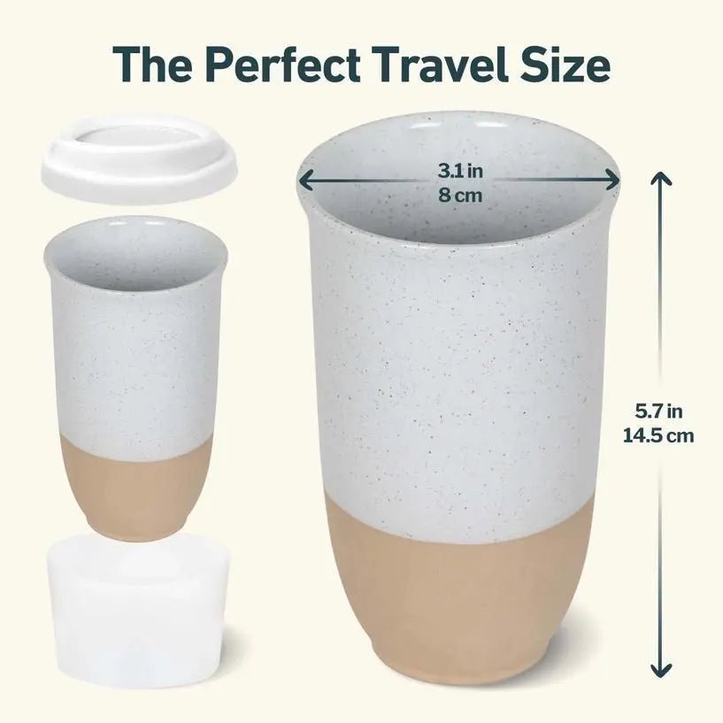 Dune 16 oz Ceramic Travel Mug - My SensibiliTeas - travel mugs from Nova Ceramics Travel Mugs