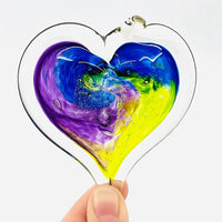 Small Glass Hearts