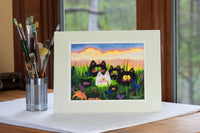 Herd of Kitties Matted Print