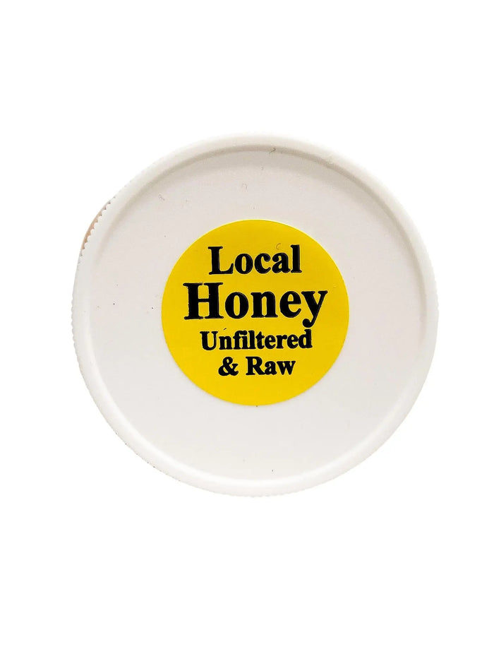 8 oz. Raw Wildflower Honey in Glass Jar