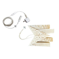 24 Inch White Frosted Mylar Snowflake Lantern Light